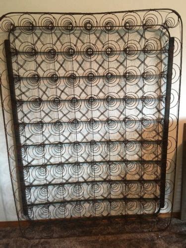 full size antique metal box spring|old box springs for sale.